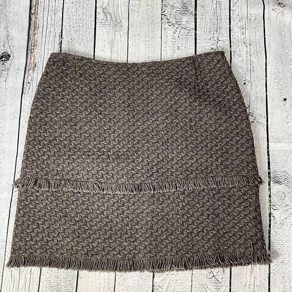 PHILIPPE ADEC WoolāBlend Woven Skirt